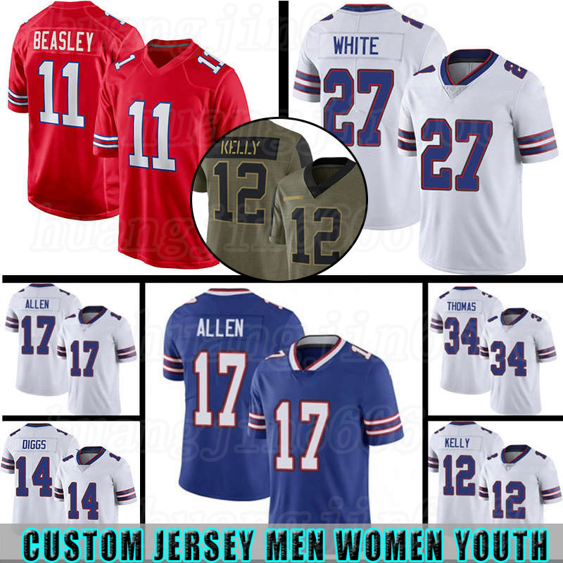 17 Josh Allen 14 Stefon Diggs custom Tre'Davious White Men Cole Beasley Football Jersey Jerry Hughes Matt Milano Jim Kelly Gregory Rousseau Zack, Black;red
17 Josh Allen 14 Stefon Diggs custom Tre'Davious White Men Cole Beasley Football Jersey Jerry Hughes Matt Milano Jim Kelly Gregory Rousseau Zack, Black;red