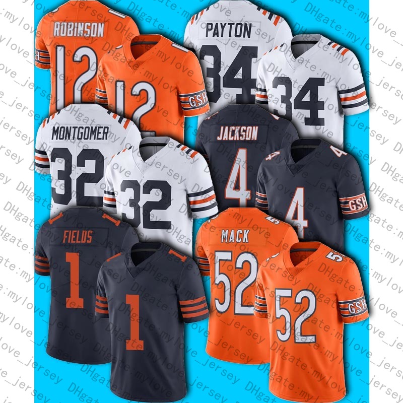 1 Justin Fields 52 Khalil Mack Jersey 34 Walter Payton 14 Andy Dalton Jerseys 4 Eddie Jackson Akiem Hicks David Montgomery Allen Robinson II, Man size s-xxxl (xd)
1 Justin Fields 52 Khalil Mack Jersey 34 Walter Payton 14 Andy Dalton Jerseys 4 Eddie Jackson Akiem Hicks David Montgomery Allen Robinson II, Man size s-xxxl (xd)