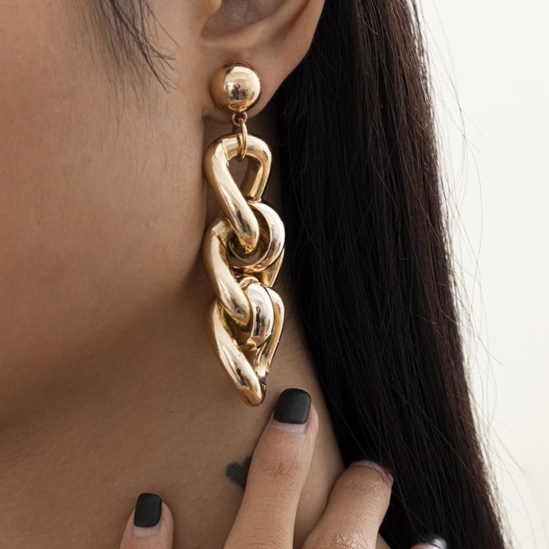 Dangle & Chandelier WANGLUFEI Punk Geometric Drop Earrings For Women Large Simple Girls Party Gothic Accessories Wholesale Gifts 2021
Dangle & Chandelier WANGLUFEI Punk Geometric Drop Earrings For Women Large Simple Girls Party Gothic Accessories Wholesale Gifts 2021