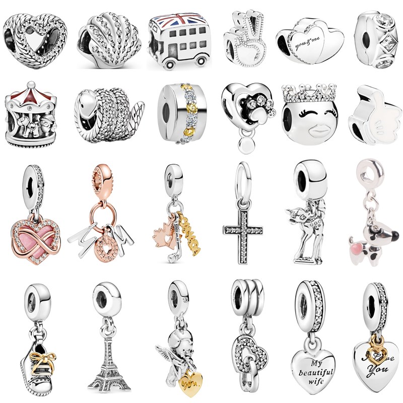 Fit Original Pandora Charms Bracelets DIY Women Silver Color Jewelry Accessories Love Mom Stars Dog Car Angel DIY Pendant Beads
Fit Original Pandora Charms Bracelets DIY Women Silver Color Jewelry Accessories Love Mom Stars Dog Car Angel DIY Pendant Beads