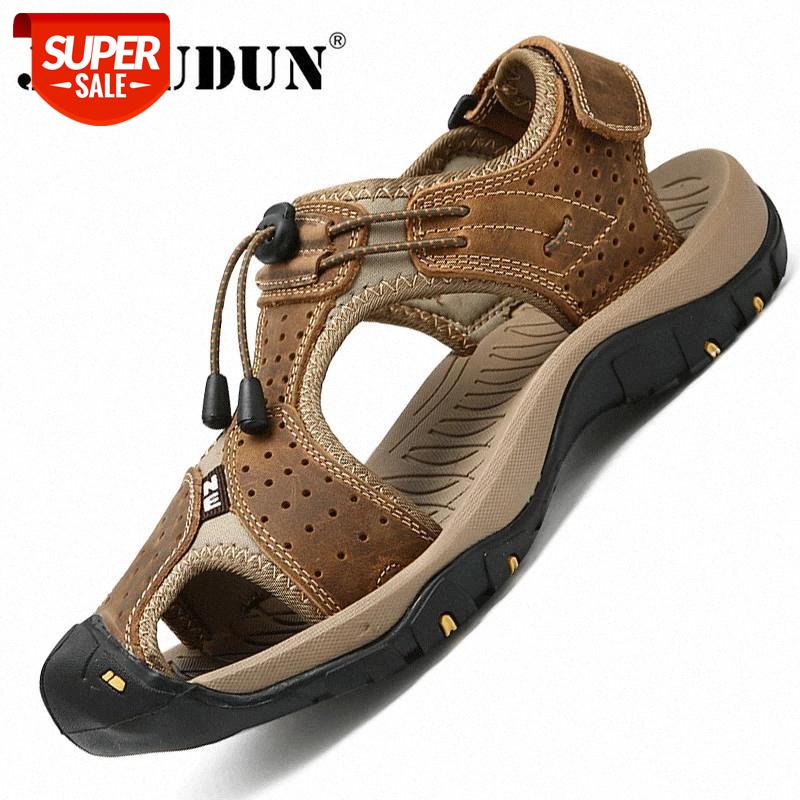 Summer Men Sandals Genuine Leather Outdoor Roman Beach Shoes Slippers High Quality Breathable Men Casual Shoes Plus Size 38-48 #Jv4P, Black
Summer Men Sandals Genuine Leather Outdoor Roman Beach Shoes Slippers High Quality Breathable Men Casual Shoes Plus Size 38-48 #Jv4P, Black