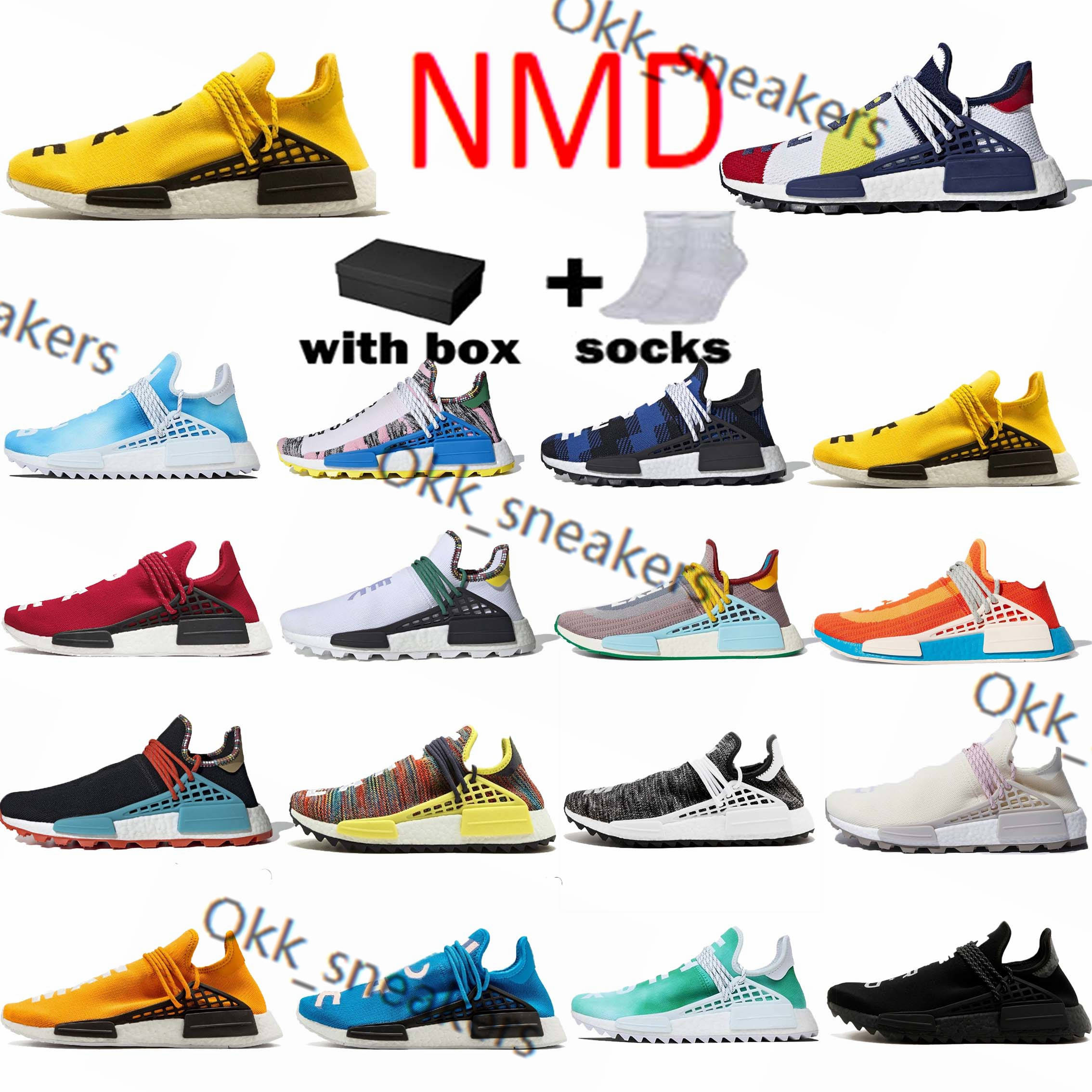 selling Pharrell Williams PW NMD Human Race Hu Womens Sport Shoes Extra Eye Orange White Yellow Black Trainers Mens Outdoor Sneakers 36-46
selling Pharrell Williams PW NMD Human Race Hu Womens Sport Shoes Extra Eye Orange White Yellow Black Trainers Mens Outdoor Sneakers 36-46