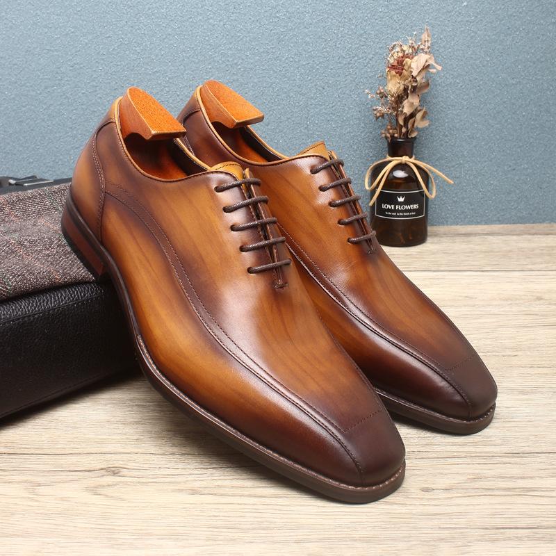 Dress Shoes Fashion Pointed Toe Black / Brown/ Coffee Social Mens Genuine Leather Male Business
Dress Shoes Fashion Pointed Toe Black / Brown/ Coffee Social Mens Genuine Leather Male Business