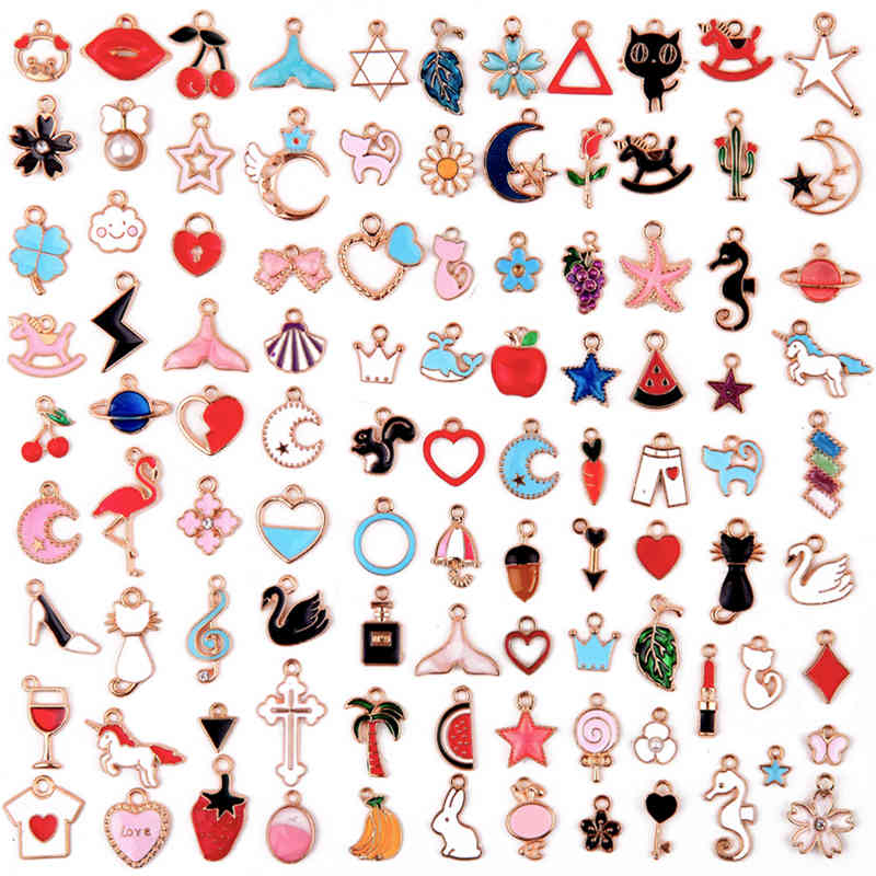 Oein Alloy Enamel Charms Pendant Random Mixed Animal Flower Fruit Moon DIY Necklace Bracelet Jewelry Making Accessory 30Pcs
Oein Alloy Enamel Charms Pendant Random Mixed Animal Flower Fruit Moon DIY Necklace Bracelet Jewelry Making Accessory 30Pcs