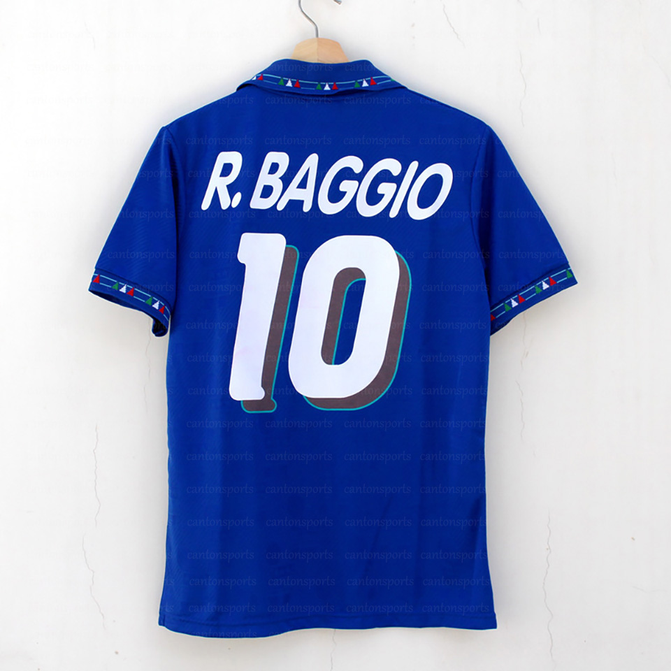 Retro 1994 Italy ROBERT R.BAGGIO Soccer Jerseys 10#totti 21#pirlo 7# Del Piero Jerseys Retro 1986 1996 1998 2006 Jersey Football Shirts Thailand 999, Black;yellow
Retro 1994 Italy ROBERT R.BAGGIO Soccer Jerseys 10#totti 21#pirlo 7# Del Piero Jerseys Retro 1986 1996 1998 2006 Jersey Football Shirts Thailand 999, Black;yellow