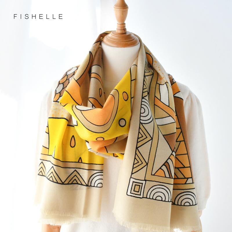 Scarves Yellow Wool Scarf Women Printed Autumn Winter Long Thin Warm Bandana Shawl Fashion Pashmina Lady
Scarves Yellow Wool Scarf Women Printed Autumn Winter Long Thin Warm Bandana Shawl Fashion Pashmina Lady