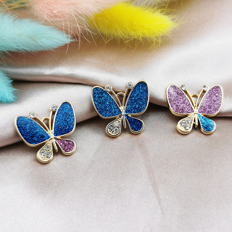 12pcs Charm Rhinestone Glitter Enamel Butterfly Charms Metal Earrings Pendants Dangle Fit DIY Earring Bracelet Jewelry Accessory
12pcs Charm Rhinestone Glitter Enamel Butterfly Charms Metal Earrings Pendants Dangle Fit DIY Earring Bracelet Jewelry Accessory