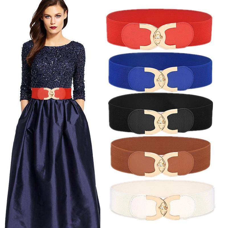 Belts Korean Style Windbreaker Elastic Waistband Button Decoration Wide Belt Ladies Alloy Buckle Dress Women Accessory, Black;brown
Belts Korean Style Windbreaker Elastic Waistband Button Decoration Wide Belt Ladies Alloy Buckle Dress Women Accessory, Black;brown
