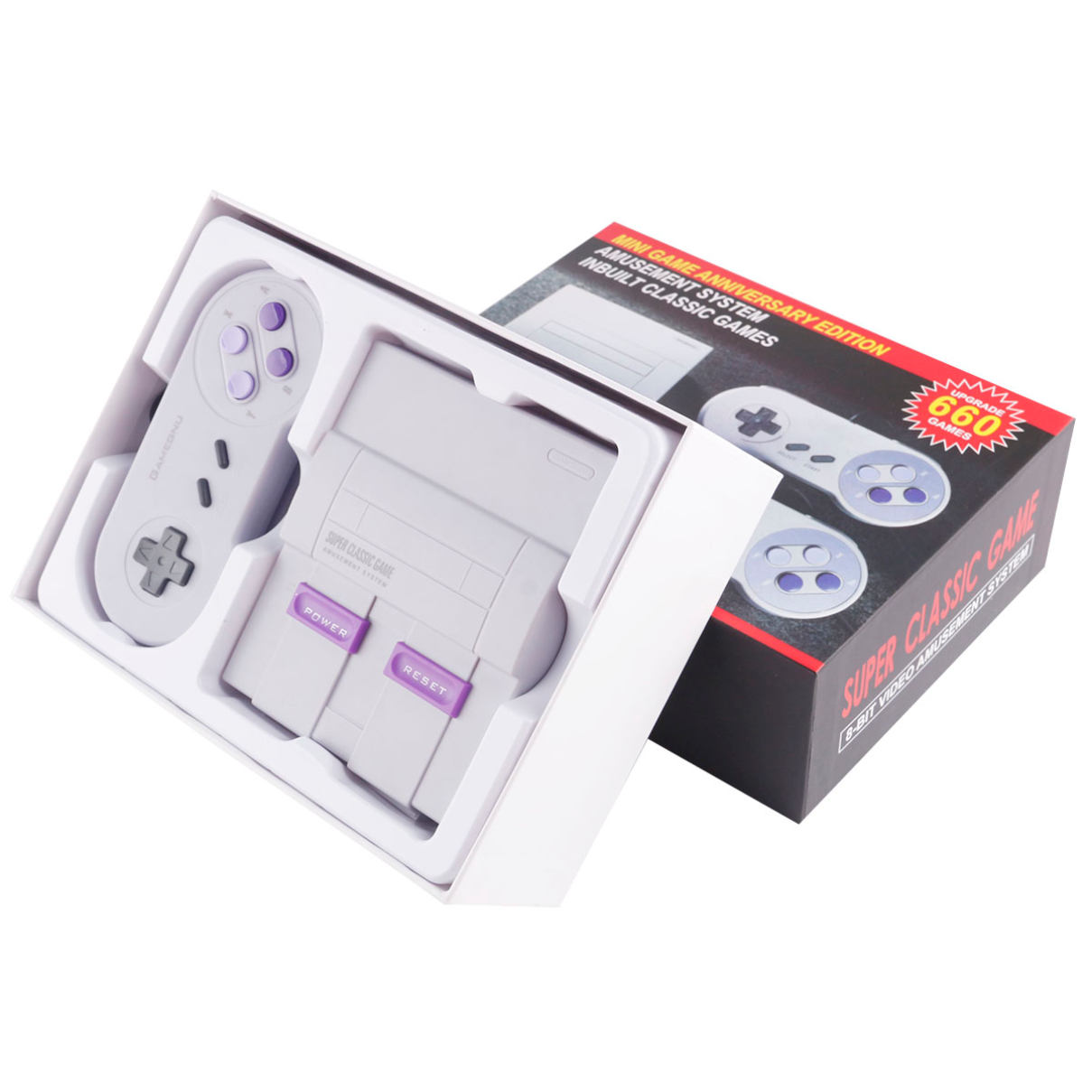 HOT HDMI Mini TV Handheld Game Console Video Game Console with 660 Different Built-in Classic Games For SNES Games English Retail Box
HOT HDMI Mini TV Handheld Game Console Video Game Console with 660 Different Built-in Classic Games For SNES Games English Retail Box