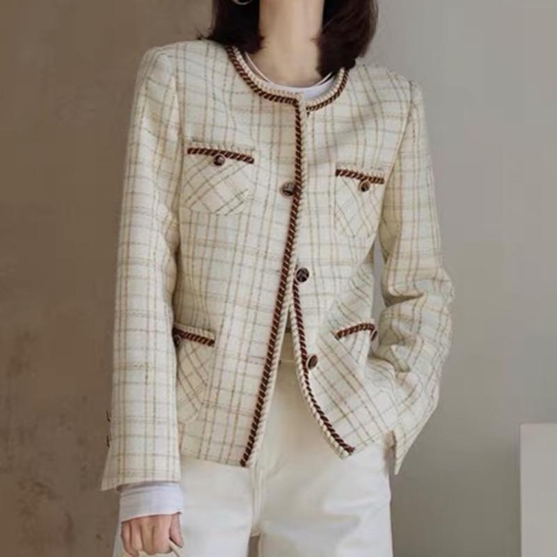 Women' Jackets Fall Winter Women WoolenTweed Coat Small Fragrance Jacket Korean Fashion Outerwear Runway Short Chaqueta Mujer, Picture color
Women' Jackets Fall Winter Women WoolenTweed Coat Small Fragrance Jacket Korean Fashion Outerwear Runway Short Chaqueta Mujer, Picture color