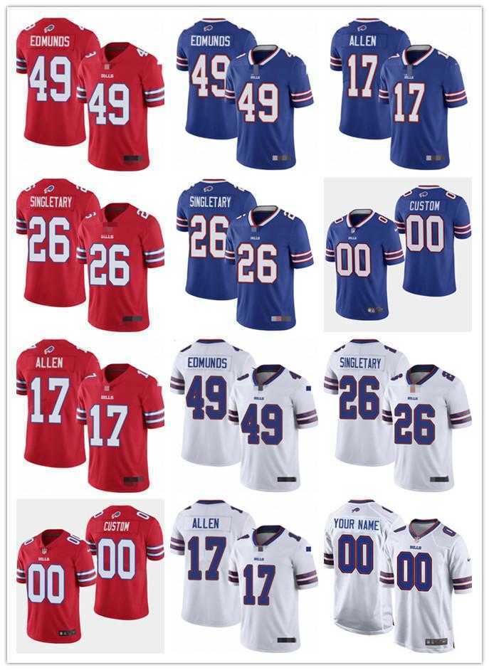 Men Women Youth Buffalo's Bills's 17 Josh Allen Blue 49 Tremaine Edmunds White 26 Devin Singletary red custom Football Jersey, Colour
Men Women Youth Buffalo's Bills's 17 Josh Allen Blue 49 Tremaine Edmunds White 26 Devin Singletary red custom Football Jersey, Colour