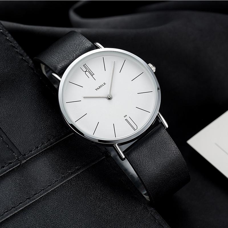 Wristwatches Fashion Men's Watches Business Style Quartz Wristwatch Male Black Brown Leather Strap Round Clock For Boys Reloj De Hombre
Wristwatches Fashion Men's Watches Business Style Quartz Wristwatch Male Black Brown Leather Strap Round Clock For Boys Reloj De Hombre