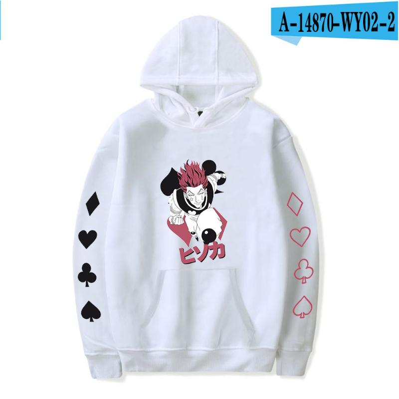 Men's Hoodies & Sweatshirts X Men/women Fashion Streetwear Harajuku Hisoka Sweatshirt Casual Hooded Men Full Print Regular Tops