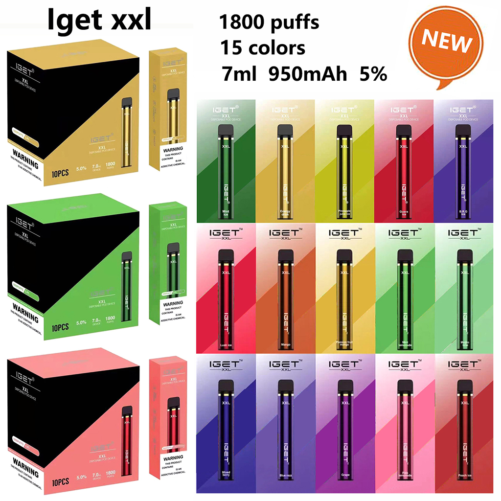 Original Pod XXL 100% Max Device Kit E Disposable Prefilled 7ml Puff Vape Stick Cigarettes Plus Iget Flow 950mAh Vapes 1800 Cfahp
Original Pod XXL 100% Max Device Kit E Disposable Prefilled 7ml Puff Vape Stick Cigarettes Plus Iget Flow 950mAh Vapes 1800 Cfahp