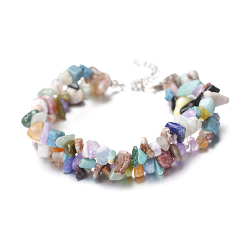 Fashion Layered Crushed Stone Beaded Natural Tiger Eye Amethyst Strand Bracelet Semi Precious Bracelets
Fashion Layered Crushed Stone Beaded Natural Tiger Eye Amethyst Strand Bracelet Semi Precious Bracelets