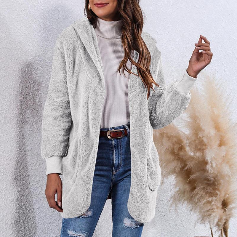 Women's Jackets Women Long Sleeve Coat Plush Warm Open Front Autumn Winter Outerwear 2022, Black;brown
Women's Jackets Women Long Sleeve Coat Plush Warm Open Front Autumn Winter Outerwear 2022, Black;brown