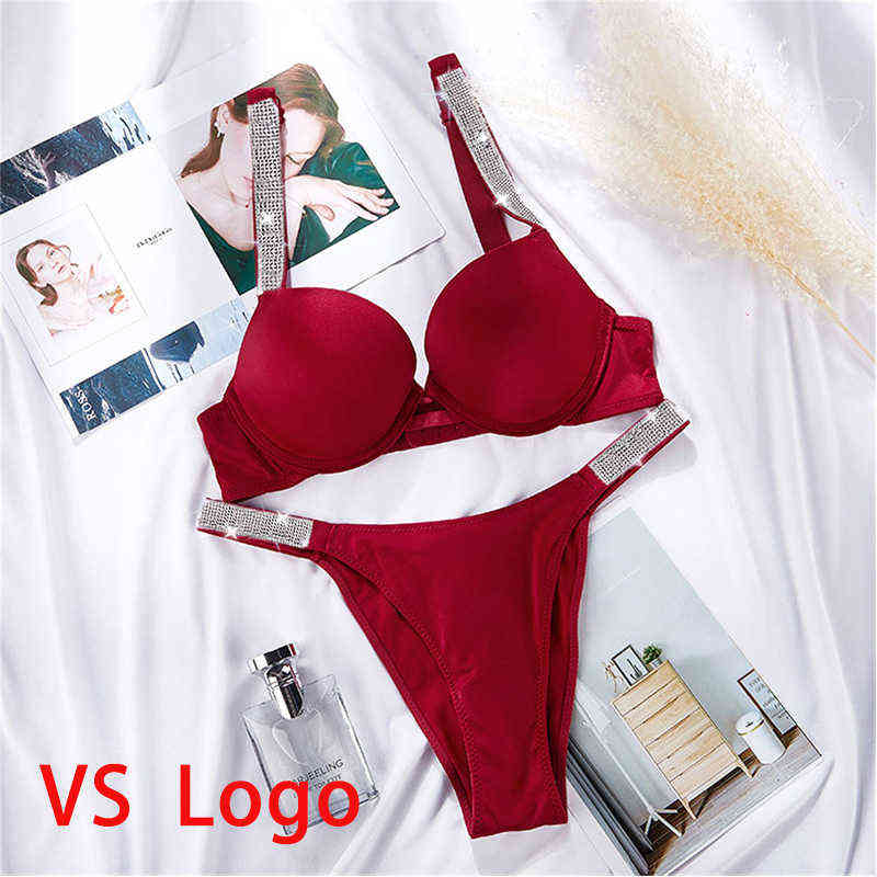 Women's Underwear Set Seamless Bra Female Rhinestone Bralette Top Women Push Up Bra Lingerie BH Brassiere With Adjustable Straps G1227, Rose powder
Women's Underwear Set Seamless Bra Female Rhinestone Bralette Top Women Push Up Bra Lingerie BH Brassiere With Adjustable Straps G1227, Rose powder