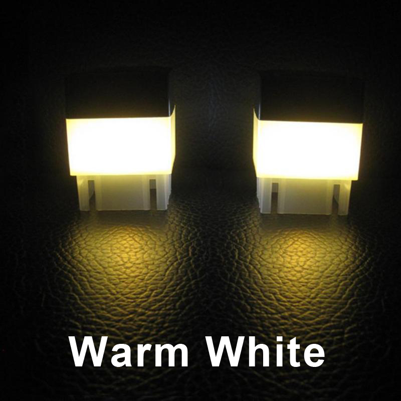 Solar Fence Lamps LED Outdoor Post Lights Waterproof Cap Light for Wrought Iron Fencing Front Yard Backyards Gate Landscaping Lighting