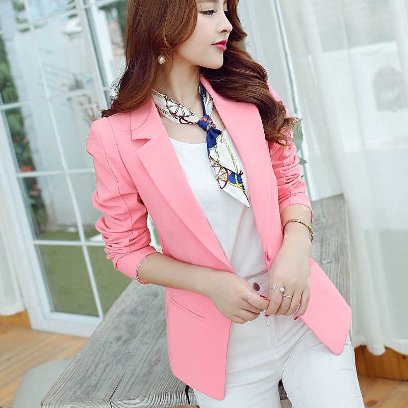 Women's jacket autumn Korean women's fashion large size Slim short long sleeve small suit 210527, Sky blue-4
Women's jacket autumn Korean women's fashion large size Slim short long sleeve small suit 210527, Sky blue-4