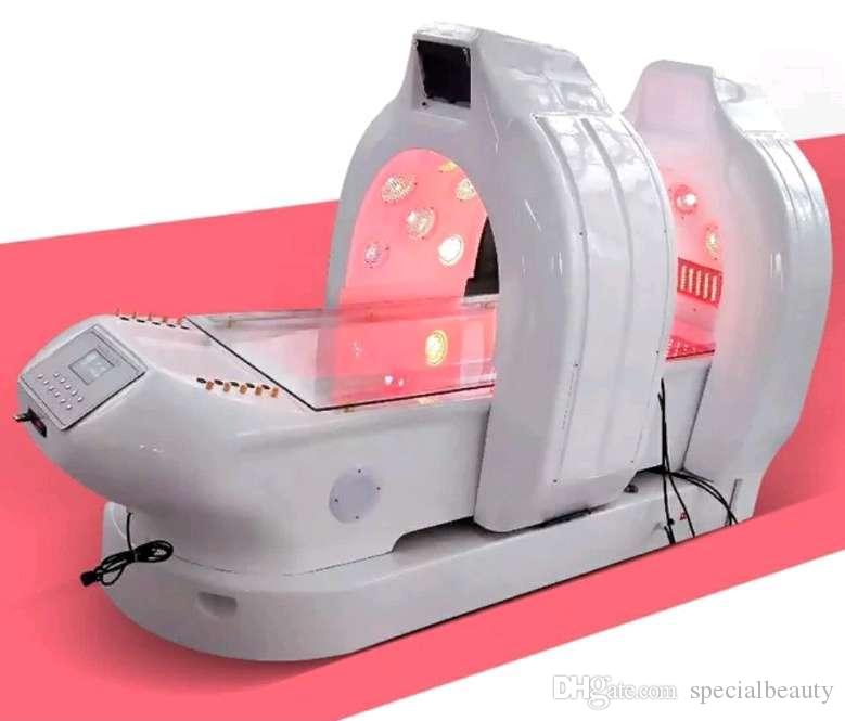 Multifunctional spa capsule / infrared steam sauna LED Skin Rejuvenation bed