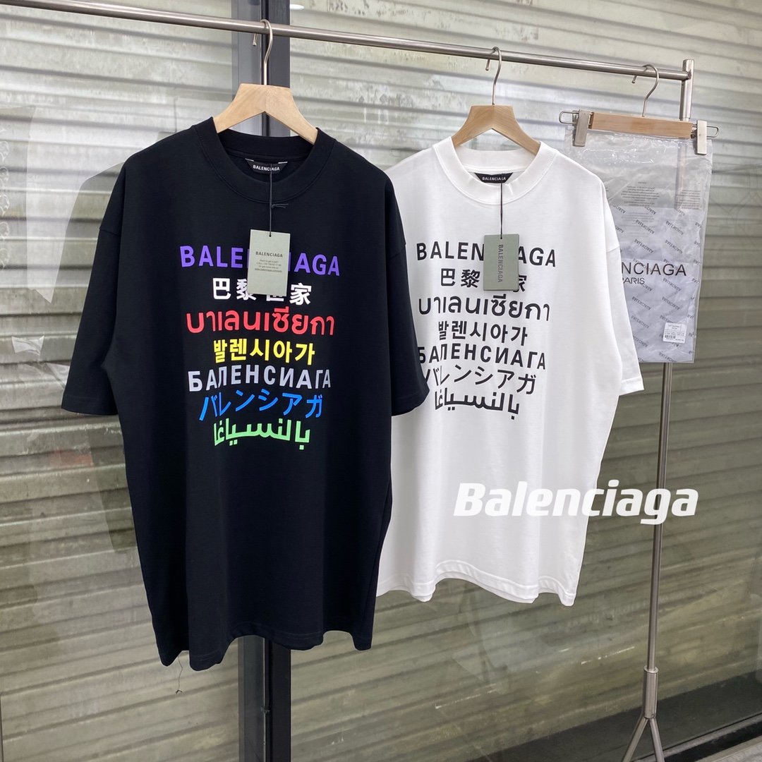 21FW Casual summer designer france mens T shirt Casual classic letter paris 7 languages BÃLÃNCIÃGÃ T-shirt top quality tshirt luxury streetw, White;black
21FW Casual summer designer france mens T shirt Casual classic letter paris 7 languages BÃLÃNCIÃGÃ T-shirt top quality tshirt luxury streetw, White;black