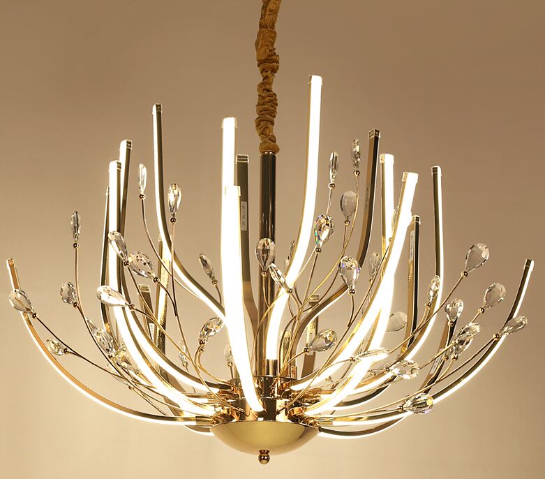 Postmodern Luxury Simple K9 crystal Chandeliers Lighting LED Lustre Creative Living room Lamps Restaurant Lights Fixture
Postmodern Luxury Simple K9 crystal Chandeliers Lighting LED Lustre Creative Living room Lamps Restaurant Lights Fixture