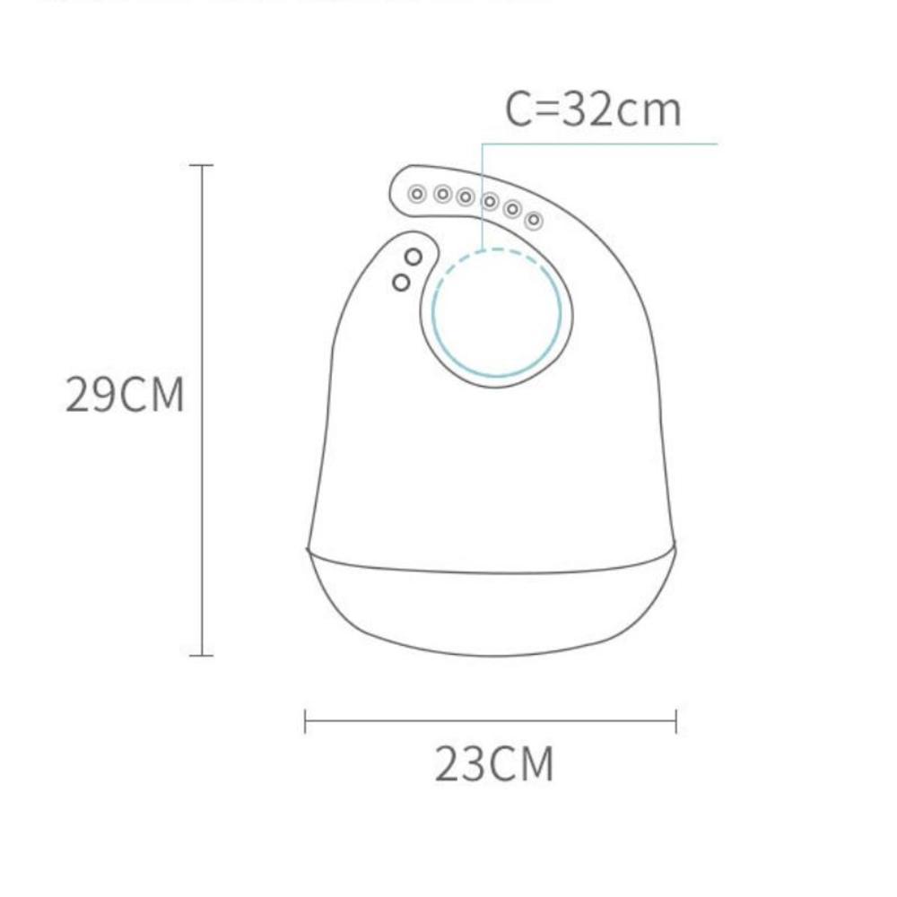 6 Baby Colors Waterproof Lunch Bibs Adjustable Boys Girls Infants Silicone Soft Baby Saliva Cartoon