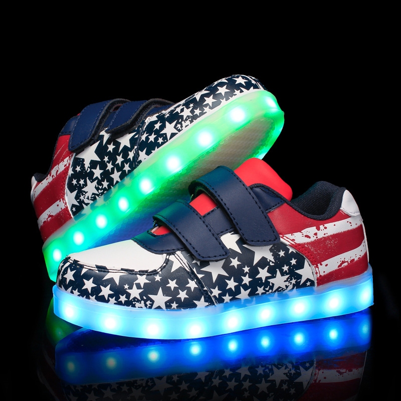 Size 25-35 Luminous Sneakers USB Children Shoe Boy Girl Glowing Sneakers with Luminous Sole Tennis Kids Light Up Shoes Basket, Black
Size 25-35 Luminous Sneakers USB Children Shoe Boy Girl Glowing Sneakers with Luminous Sole Tennis Kids Light Up Shoes Basket, Black