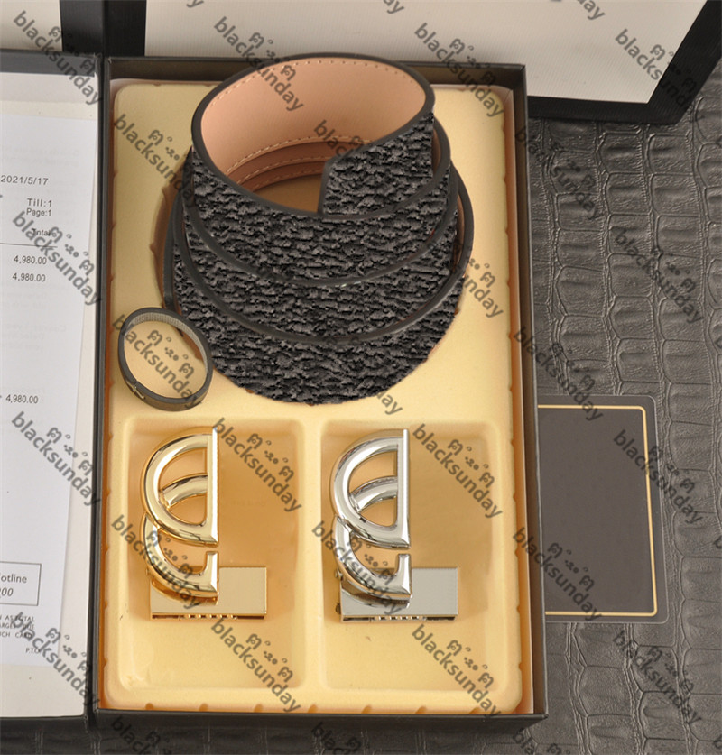 Trend Double Buckle Belts Hipster Designer Men's and Women's Leather Belts with Box Smooth Buckle High-grade Gifts Luxury Belts, Width:3.8cm;with box
Trend Double Buckle Belts Hipster Designer Men's and Women's Leather Belts with Box Smooth Buckle High-grade Gifts Luxury Belts, Width:3.8cm;with box