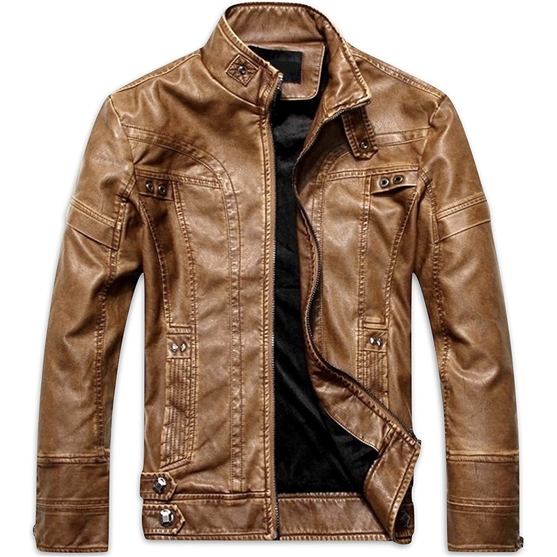 2021 New Mens Jackets Autumn Winter Male Classic Motorcycle High Quality Pu Leather Jacket Casual Jaqueta De Couro Masculin 5xl Pws3, Black
2021 New Mens Jackets Autumn Winter Male Classic Motorcycle High Quality Pu Leather Jacket Casual Jaqueta De Couro Masculin 5xl Pws3, Black
