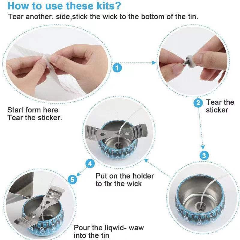 Scented Candles Making Beginners Set Complete DIY Candle Crafting Tool Kit Supplies Beeswax Melting Pot Fragrance Oil Tins Dyes Wi7616765