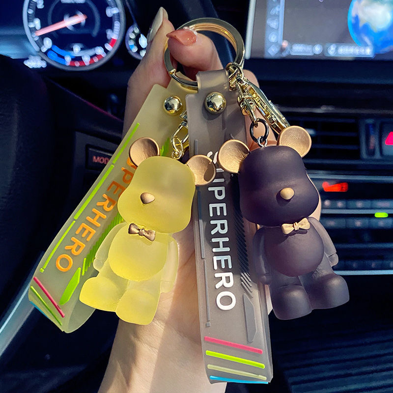 Wholesale Cartoon Bear car Keychains sports casual sheer resin Key Chain Ring Holder Women's Handbag Keys Chains safety material
Wholesale Cartoon Bear car Keychains sports casual sheer resin Key Chain Ring Holder Women's Handbag Keys Chains safety material