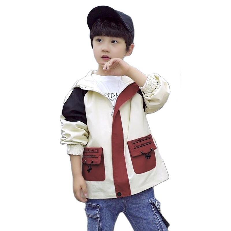 Jackets Spring & Autumn Polyester Jacket For Boy 2022 Korean Version Fashion Coat Hooded Print Patchwork Casual Children's Clothing, Blue;gray
Jackets Spring & Autumn Polyester Jacket For Boy 2022 Korean Version Fashion Coat Hooded Print Patchwork Casual Children's Clothing, Blue;gray