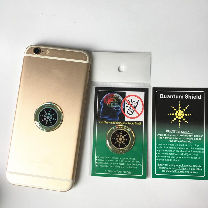 Hot Round Anti Radiation Quantum Shield Gadget For Cell Phone S10 Anti-Electromagnetic EMF EMR Sticker Nano Shield
