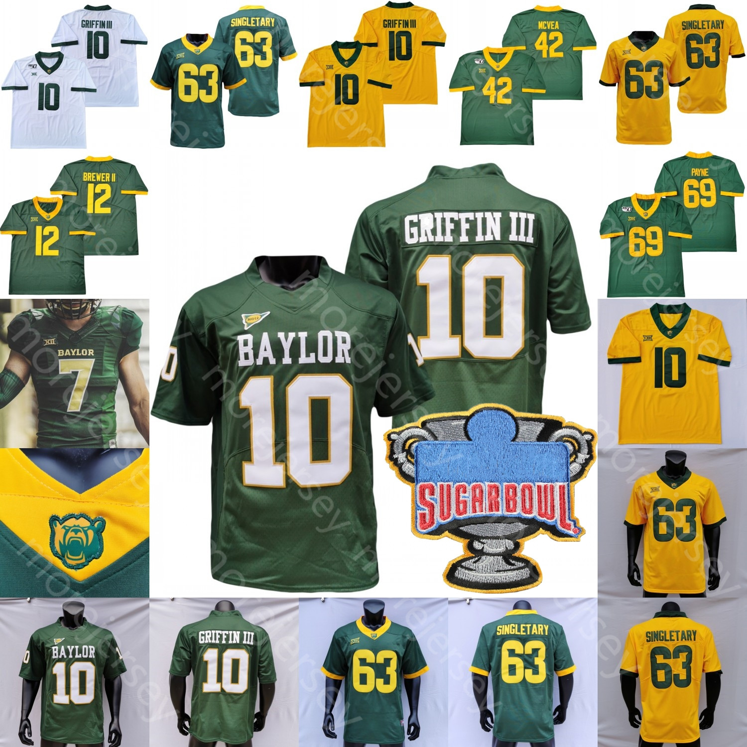 Baylor Football Jersey NCAA College RG3 Robert Griffin III Blake Shapen Qualan Jones Reese Presley Jones Neal Baldwin Williams Sims Walcott Hall McWilliams Lovett, Green ii
Baylor Football Jersey NCAA College RG3 Robert Griffin III Blake Shapen Qualan Jones Reese Presley Jones Neal Baldwin Williams Sims Walcott Hall McWilliams Lovett, Green ii