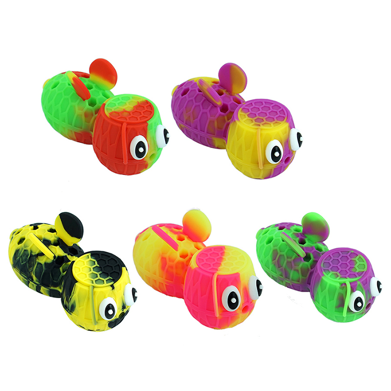 Wholesale Small colorful silicone smoking pipes for smoke 3.7''*1.6'' size water pipe
Wholesale Small colorful silicone smoking pipes for smoke 3.7''*1.6'' size water pipe