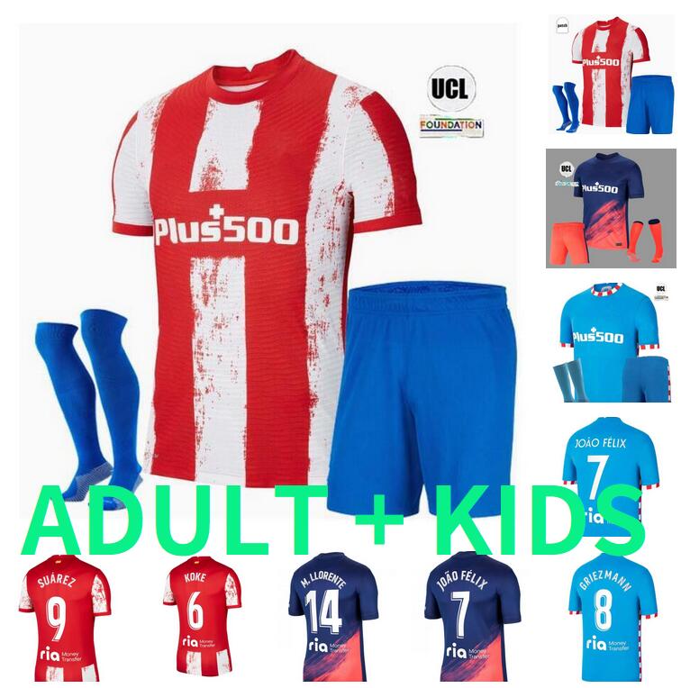 21 22 Soccer Jerseys SUAREZ JOÃO FÉLIX 2021 2022 M. Llorente CORREA KOKE Camisetas third 4th CARRASCO adult men kids kit youth Football Shirt, Black;yellow
21 22 Soccer Jerseys SUAREZ JOÃO FÉLIX 2021 2022 M. Llorente CORREA KOKE Camisetas third 4th CARRASCO adult men kids kit youth Football Shirt, Black;yellow