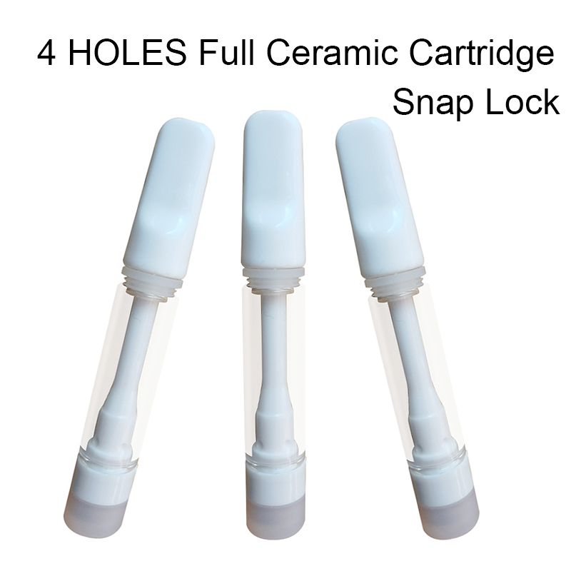 All Ceramic Cartridge 4 HOLES Lead FREE Atomizers 1.0ml Empty Thick Oil Vaporizer 510 Carts Snap Lock Vapes Glass Tanks Cartridges Ecigs Custom Cart
All Ceramic Cartridge 4 HOLES Lead FREE Atomizers 1.0ml Empty Thick Oil Vaporizer 510 Carts Snap Lock Vapes Glass Tanks Cartridges Ecigs Custom Cart