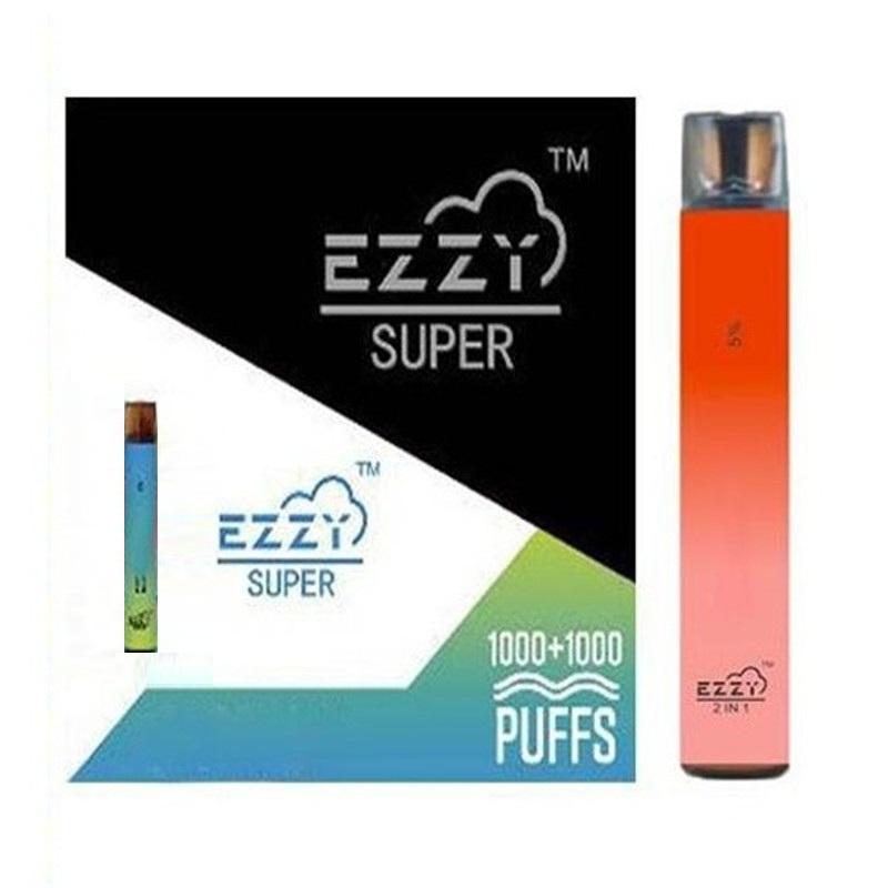 EZZY Super 2in1 Disposable Vape Device 6.5ml 2000 Puff Portable Pod System 900mAh 2 in 1 Vapor Pen Kit DHL
EZZY Super 2in1 Disposable Vape Device 6.5ml 2000 Puff Portable Pod System 900mAh 2 in 1 Vapor Pen Kit DHL