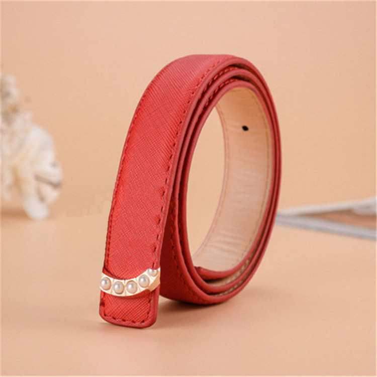 Hot Sell Kids Belts Retail And Wholesale Fashion Children Classic Pearl Needle Buckle PU Waistbands Mat Teenager Elegant Belt Gifts.