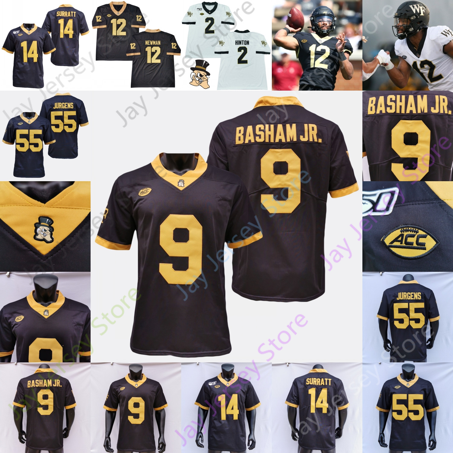 Wake Forest Demon Deacons Football Jersey NCAA College Carlos Basham Jr. Hartman Beal-Smith Roberson Justice Ellison Christian Turner A.T. Perry Davis Taylor, White
Wake Forest Demon Deacons Football Jersey NCAA College Carlos Basham Jr. Hartman Beal-Smith Roberson Justice Ellison Christian Turner A.T. Perry Davis Taylor, White