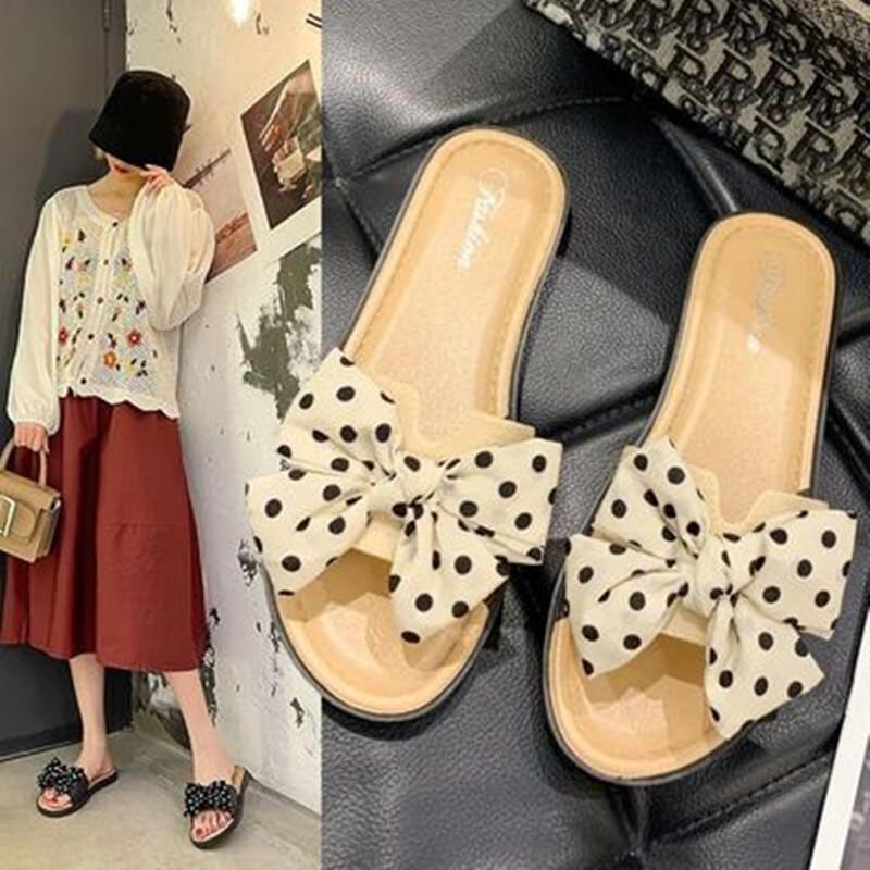 Slippers 2021 Ladies Bow Women's Outer Wear Korean Shoes Flowers Beach Trend Outdoor Net Red Ins Flat Women, Khaki
Slippers 2021 Ladies Bow Women's Outer Wear Korean Shoes Flowers Beach Trend Outdoor Net Red Ins Flat Women, Khaki