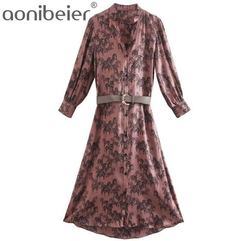 Women Animal Printing Sashes Satin Midi Female Long Sleeve Clothes Casual Lady Loose Vestido Urban Belt Dress 210604, As pic
Women Animal Printing Sashes Satin Midi Female Long Sleeve Clothes Casual Lady Loose Vestido Urban Belt Dress 210604, As pic