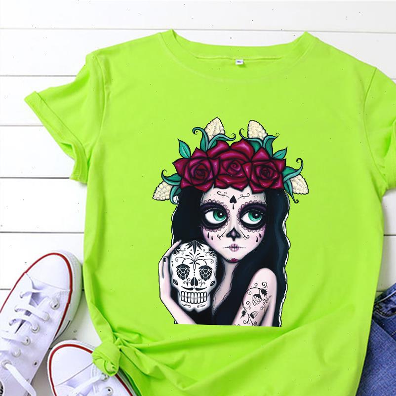 vogue skull day of the dead t shirt women kawaii leisure tshirt aesthetic lovely ropa mujer summer tshirt harajuku, White
vogue skull day of the dead t shirt women kawaii leisure tshirt aesthetic lovely ropa mujer summer tshirt harajuku, White