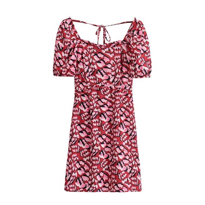 Summer Women Floral Backless Dresses Sexy Beach Square-Neck Mini Ladies Casual Clothing Size 210524, Red
Summer Women Floral Backless Dresses Sexy Beach Square-Neck Mini Ladies Casual Clothing Size 210524, Red