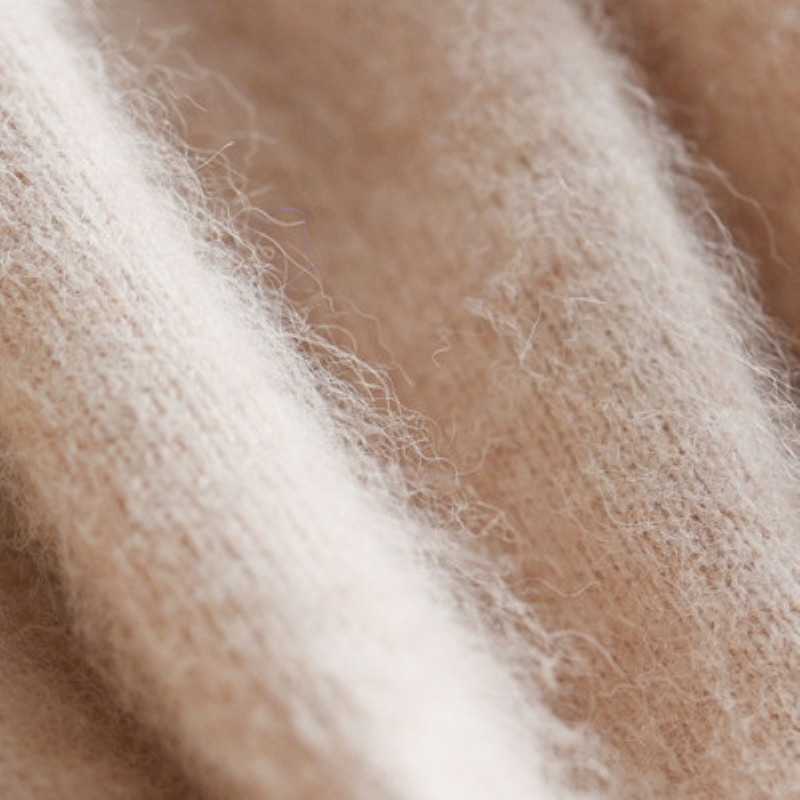 Autumn and winter new 100% cashmere sweater female short paragraph v-neck knit bottoming shirt solid color cashmere sweater 210218