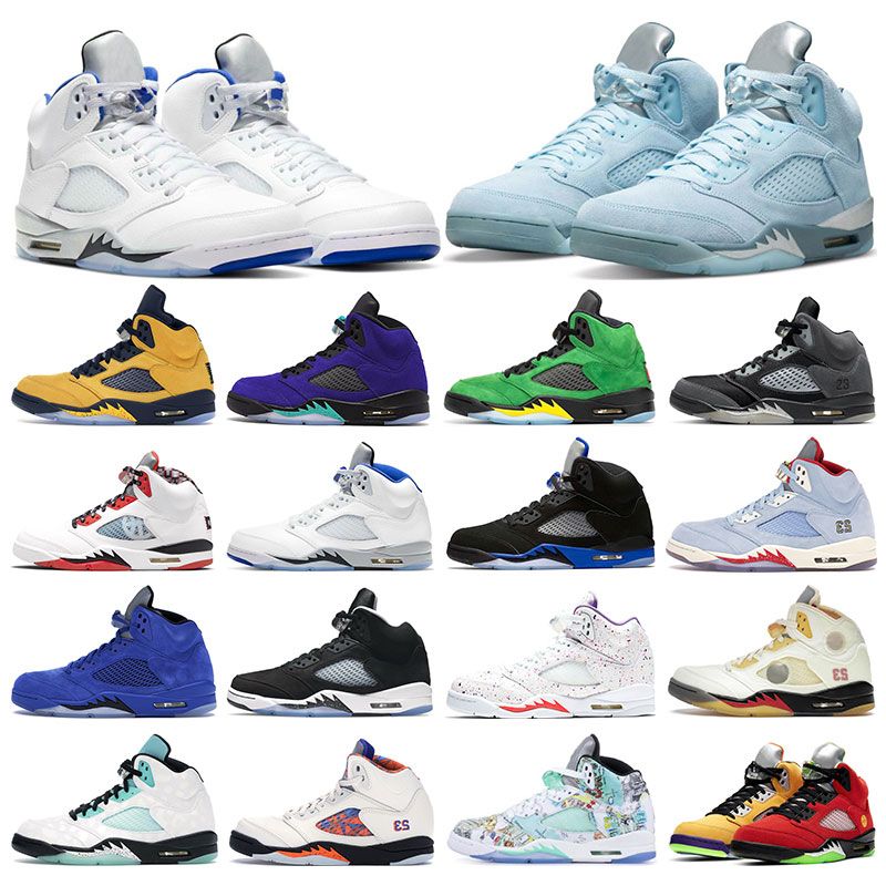5 Mens sneakers basketball shoes 5s Bluebird Racer Blue Raging Bull Alternate Grape Oregon Oreo Michigan Stealth 2.0 Suede women sports trainers, 16 top 3
5 Mens sneakers basketball shoes 5s Bluebird Racer Blue Raging Bull Alternate Grape Oregon Oreo Michigan Stealth 2.0 Suede women sports trainers, 16 top 3