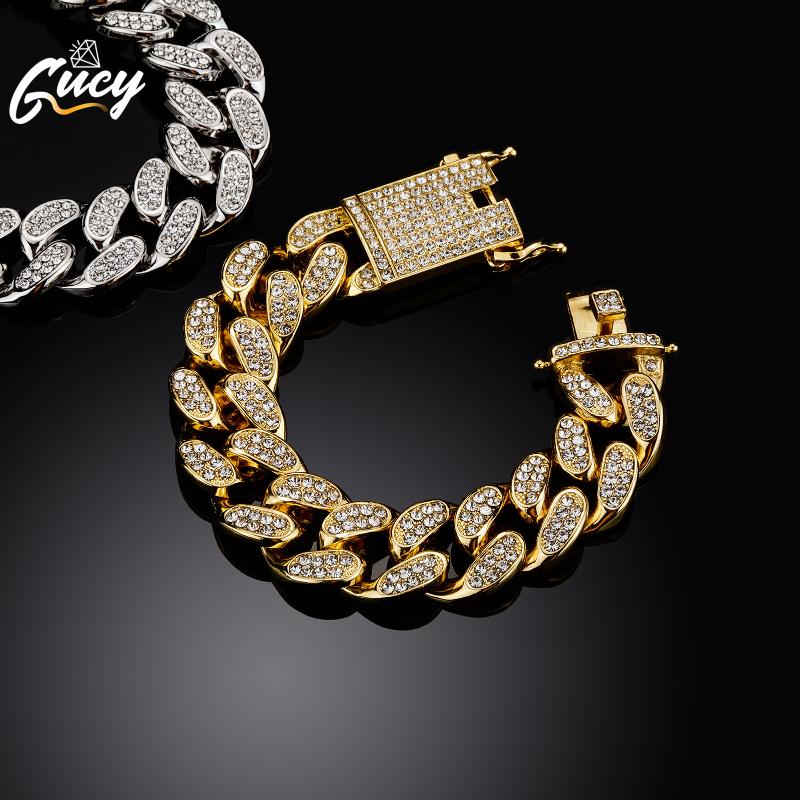 Link, Chain GUCY 20MM Alloy Bracelet High Quality Cubic Zirconal Design Simple Jewelry Accessories For Gift
Link, Chain GUCY 20MM Alloy Bracelet High Quality Cubic Zirconal Design Simple Jewelry Accessories For Gift