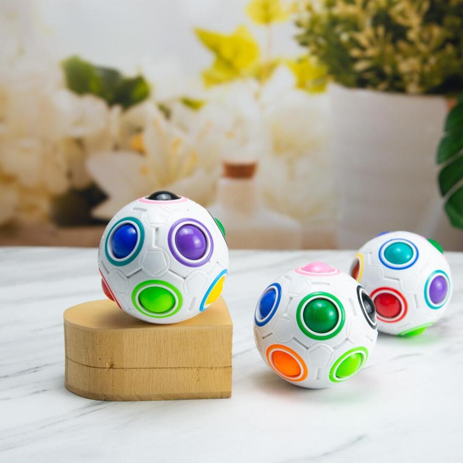 Creative Spheric Magic Rainbow Ball Plastic Puzzle Children Educational Learning Twist Fidget Cube Toys For Kids FY2505
Creative Spheric Magic Rainbow Ball Plastic Puzzle Children Educational Learning Twist Fidget Cube Toys For Kids FY2505