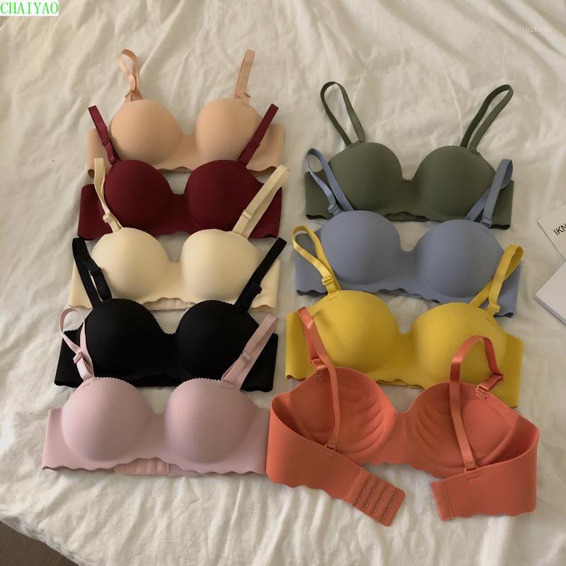 Bustiers & Corsets Women's Bra In Spring And Summer 2021 Gathered Rimless Underwear With Auxiliary Breast Support Anti Sagging Traceless, Yellow
Bustiers & Corsets Women's Bra In Spring And Summer 2021 Gathered Rimless Underwear With Auxiliary Breast Support Anti Sagging Traceless, Yellow
